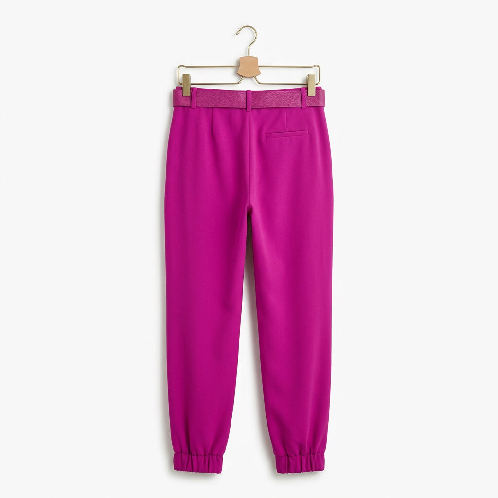Generation Love Pink Belted Jogger Pants Size M