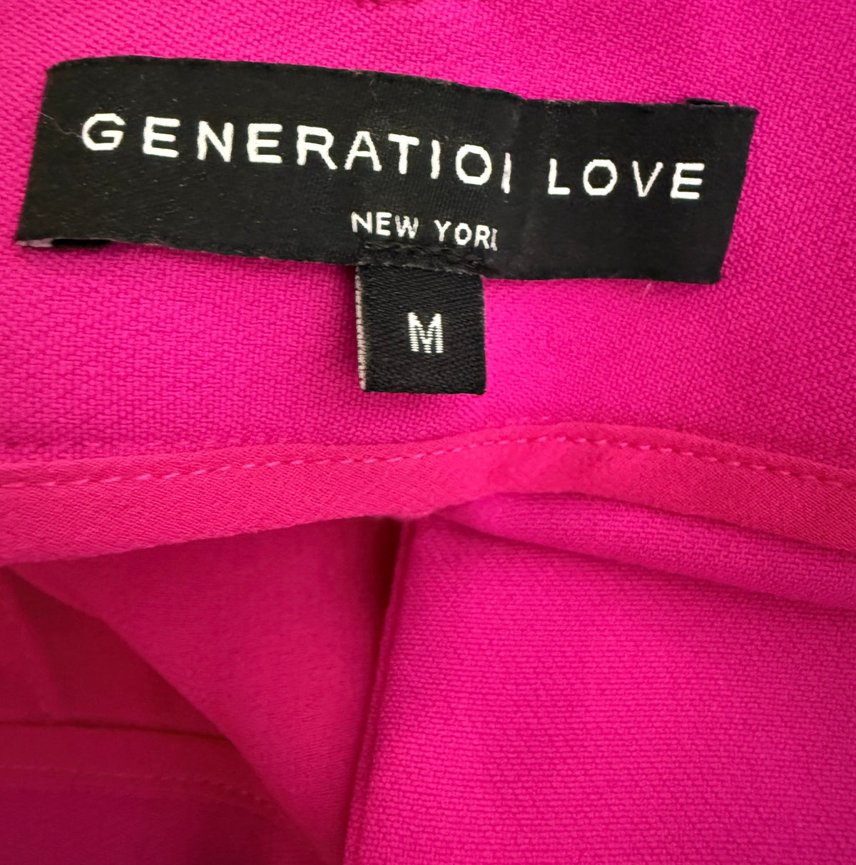 Generation Love Pink Belted Jogger Pants Size M