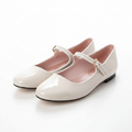 Zara Patent Leather Mary Jane Flats Size 38