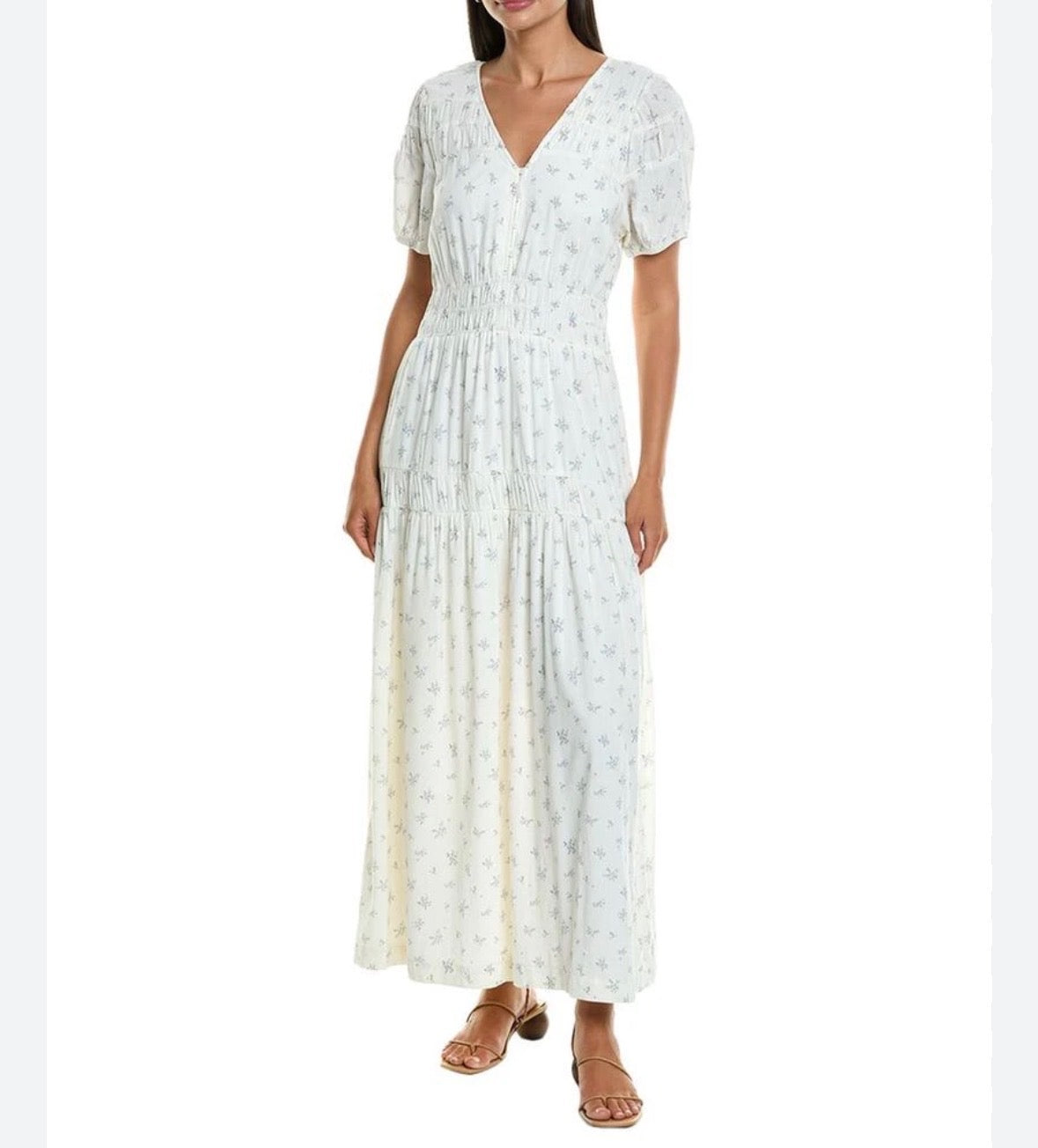 Splendid Floral Print Midi Dress