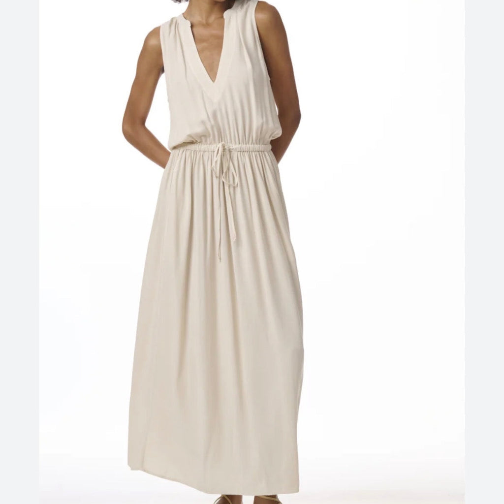 Splendid Sleeveless Drawstring Maxi Dress