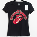 Chaser Rolling Stones Lettuce Edge Tee Size XS