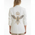Moving Forward Designs Rhinestone Bee Blazer Size Medium