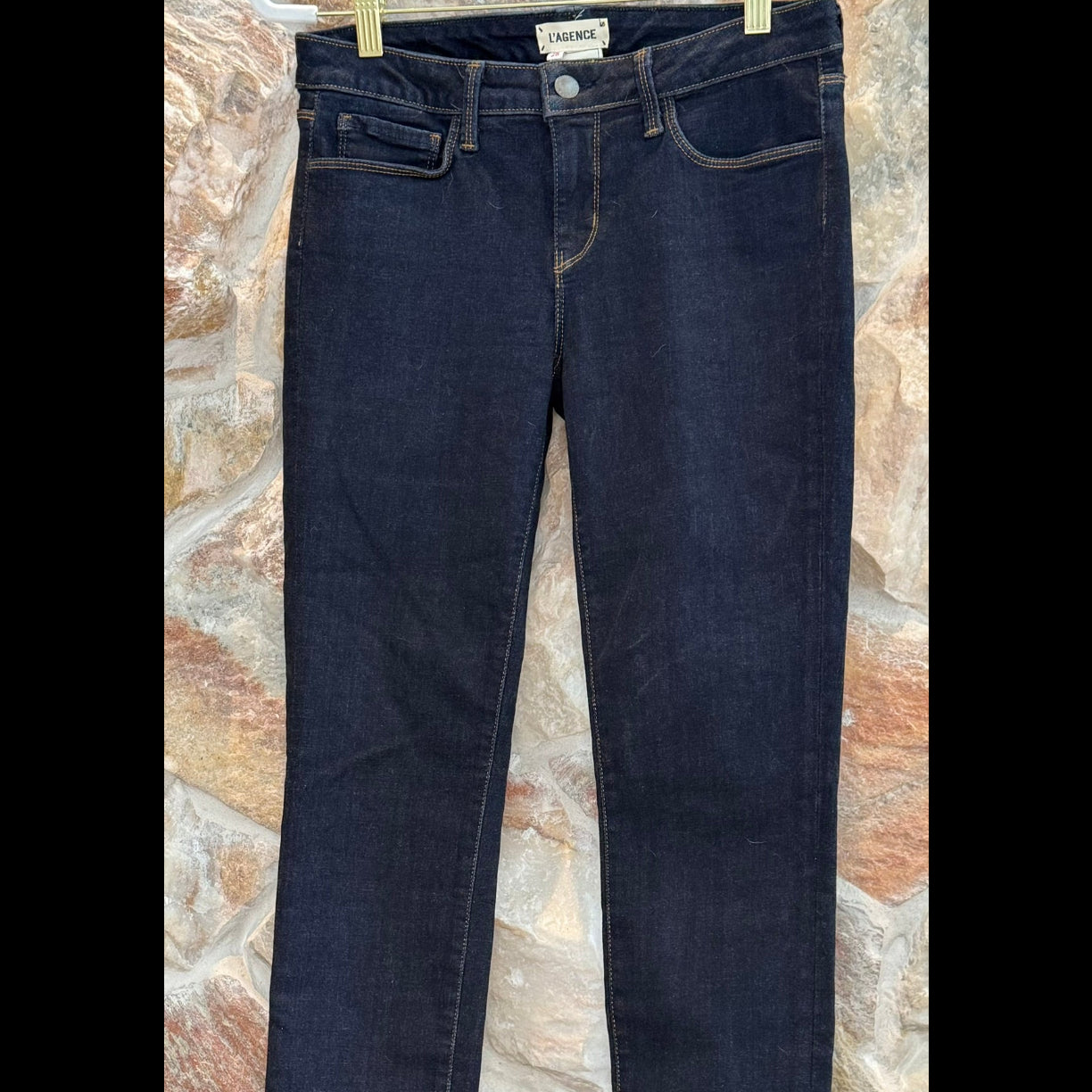 L'AGENCE Dark Wash Skinny Jeans- Size 28
