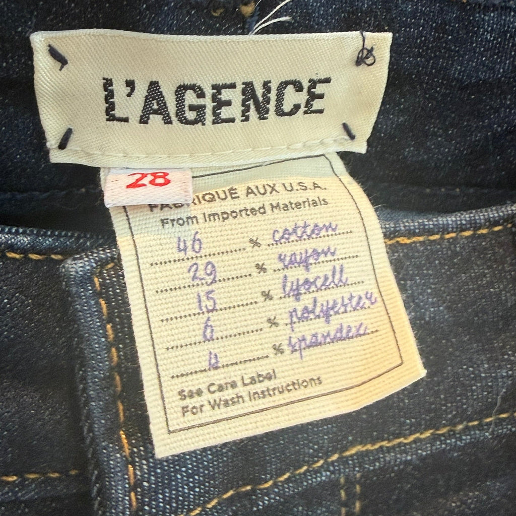 L'AGENCE Dark Wash Skinny Jeans- Size 28
