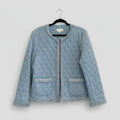 J. McLaughlin Helene Chambray Jacket Size XL