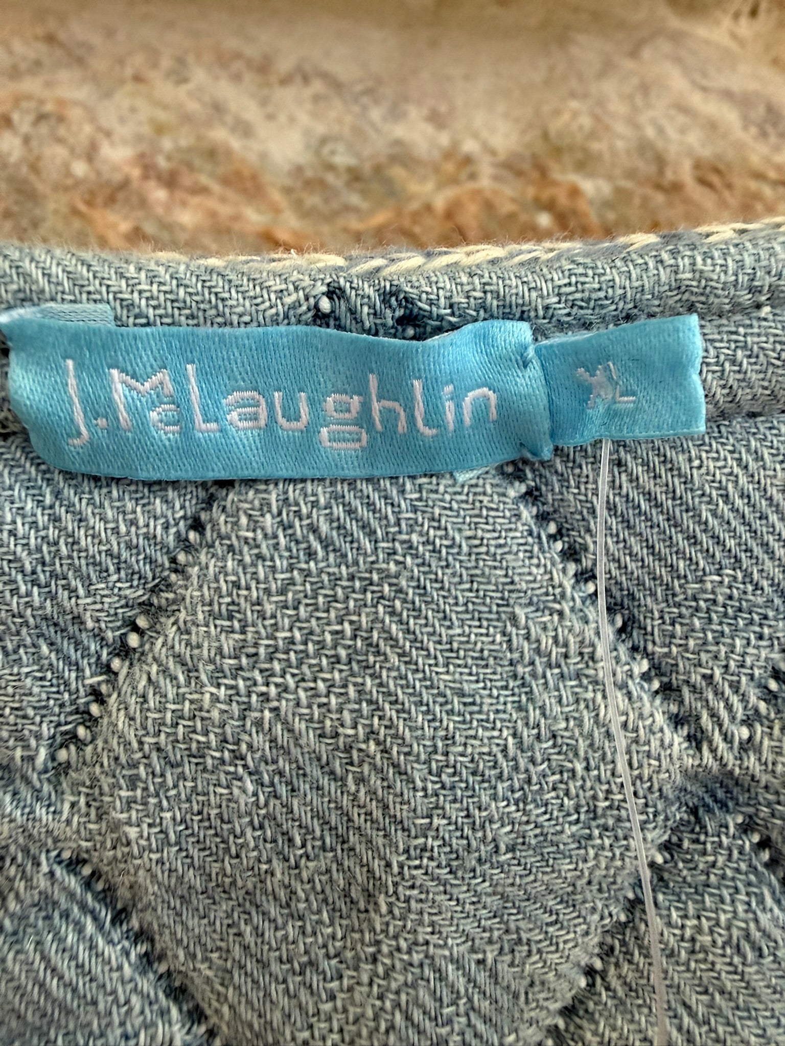 J. McLaughlin Helene Chambray Jacket Size XL