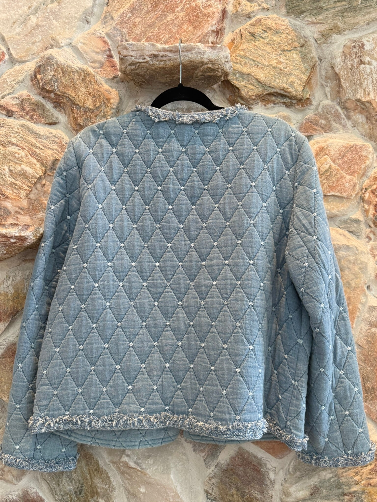 J. McLaughlin Helene Chambray Jacket Size XL