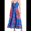 FARM RIO Summer Fruit Scarf Dress Size XS (runs big)