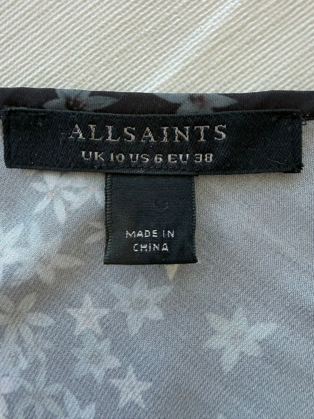 All Saints Black Bryony Asgard Dress Size 6