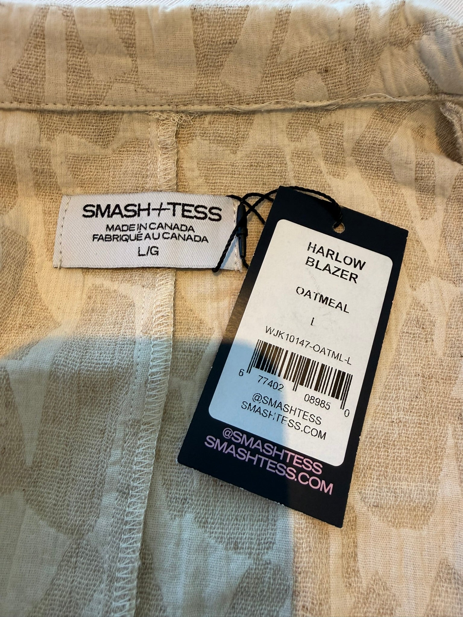 Smash + Tess Harlow Suit (JACKET ONLY) Size Large