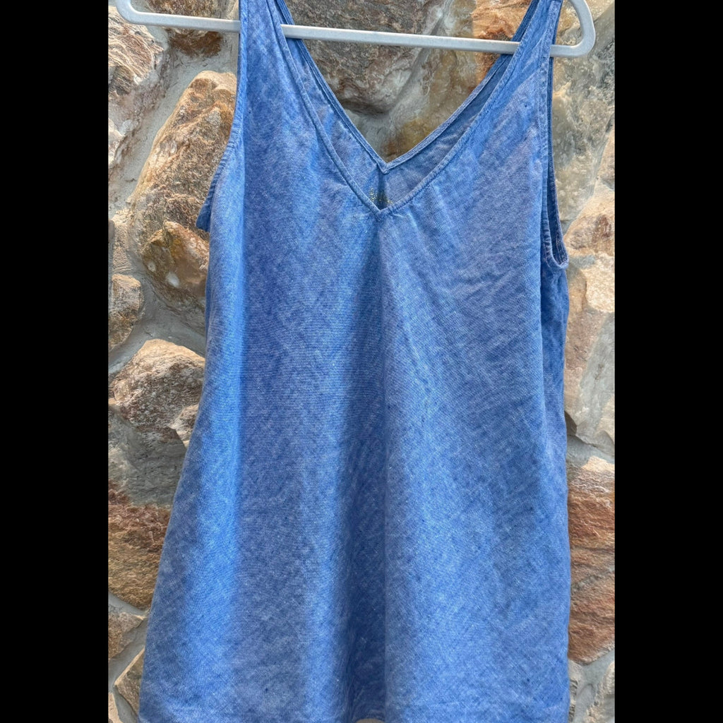 Lilly Pulitzer Linen Florin Loose Fit Sleeveless Top Size medium