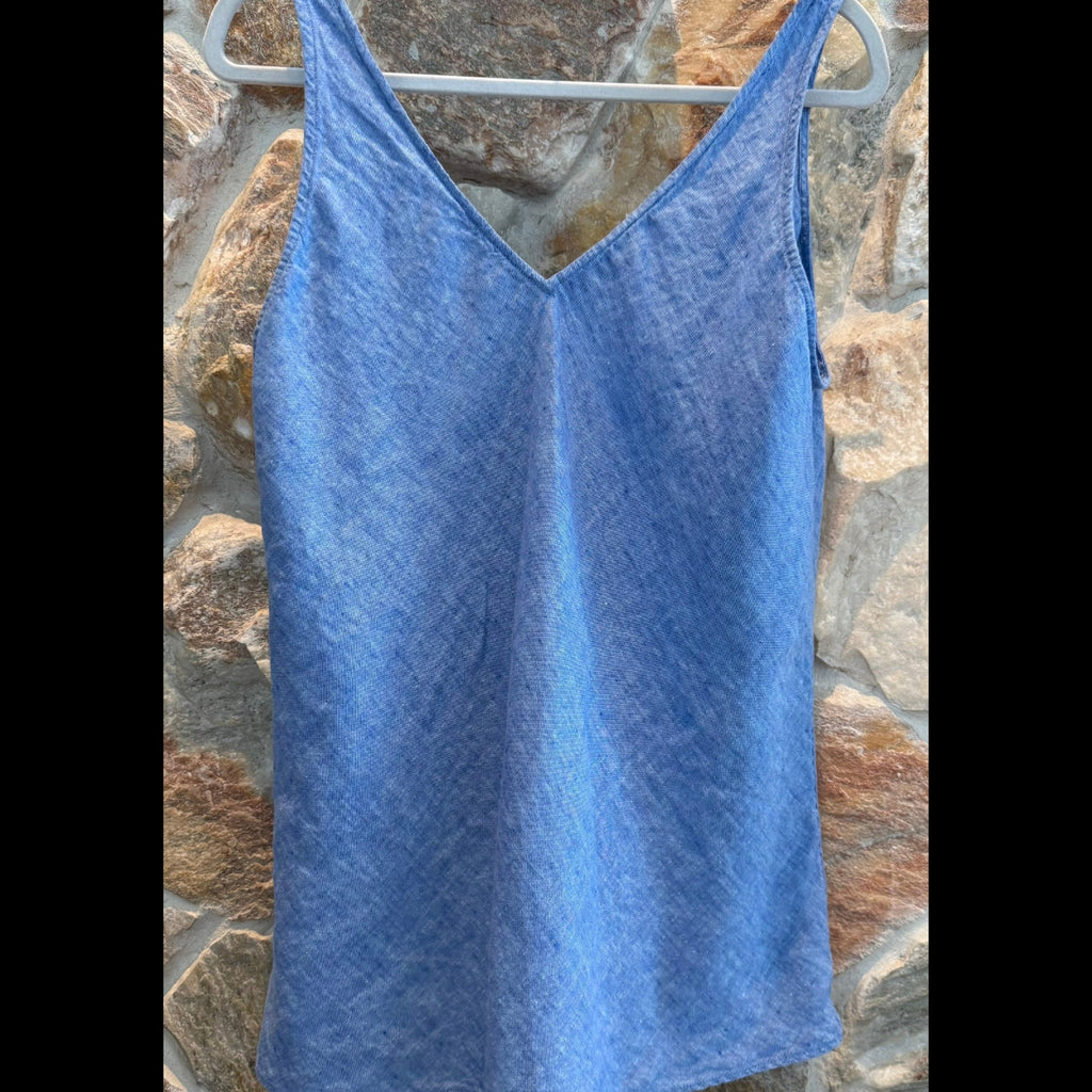 Lilly Pulitzer Linen Florin Loose Fit Sleeveless Top Size medium