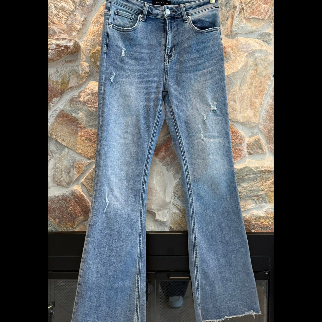 Risen High Rise Flare Jeans Size 3/26