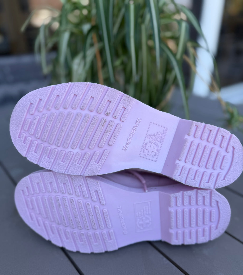 Doc Martens 1460 Women's Mono Lace Up Boots in Pink Size 8