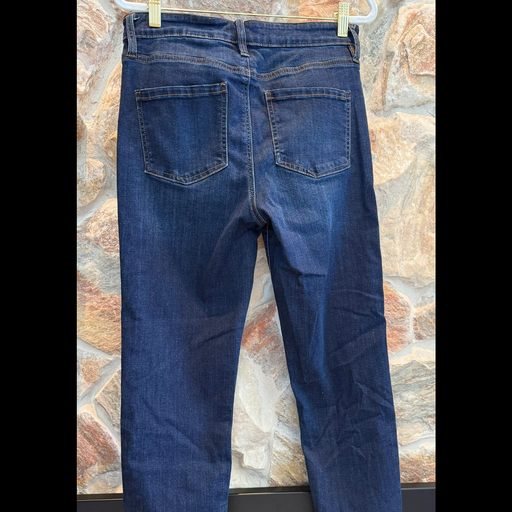 Buffalo David Bitton Mollie High-Rise Stretch Skinny Jean, Dark Wash 6/28