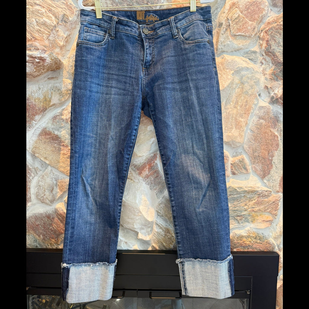 Kut from the Kloth Jeans  Size 6 Blue Cuffs