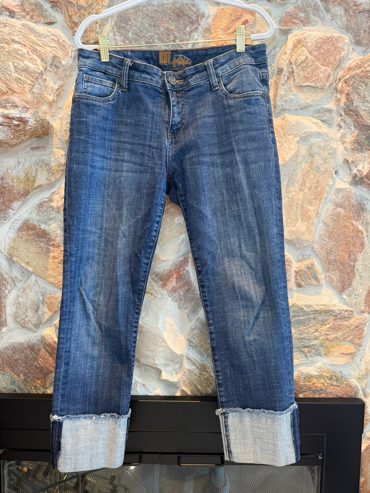 Kut from the Kloth Jeans  Size 6 Blue Cuffs