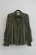 Zadig & Voltaire Timmy Tomboy Blouse Green Size: S