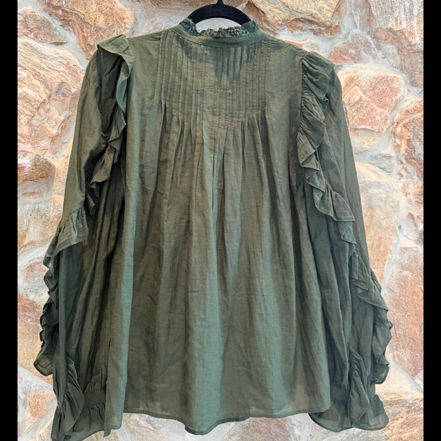 Zadig & Voltaire Timmy Tomboy Blouse Green Size: S