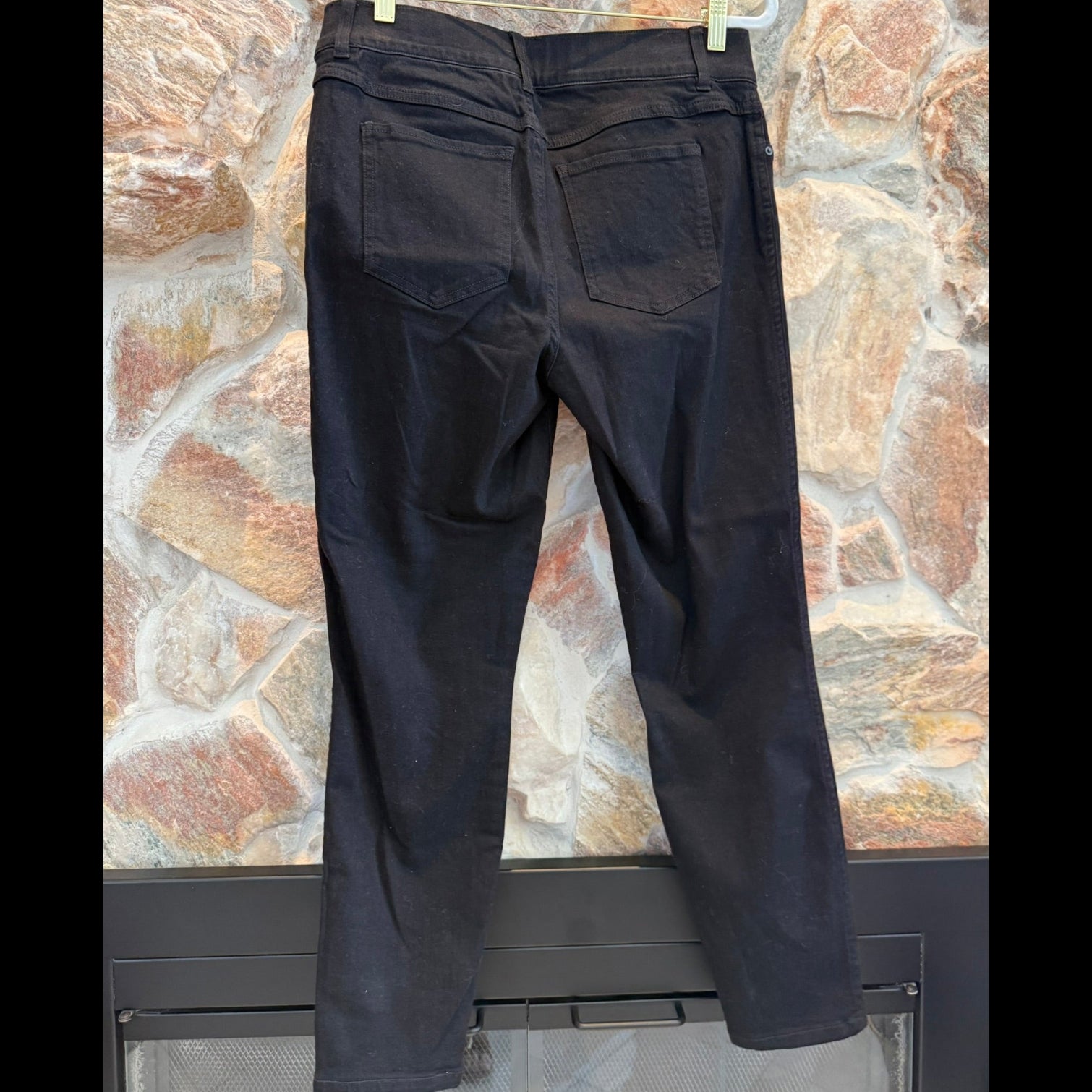 Spanx Women's Pull-on Styling Shaping Sculpt Jeans Black Sz Large/Petite
