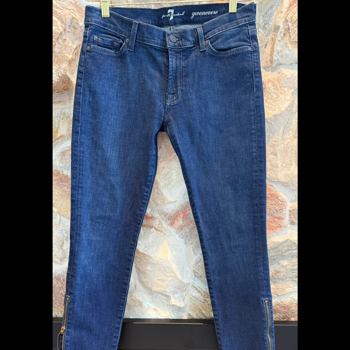 7 For All Mankind Gwenevere Skinny Jeans Size 31