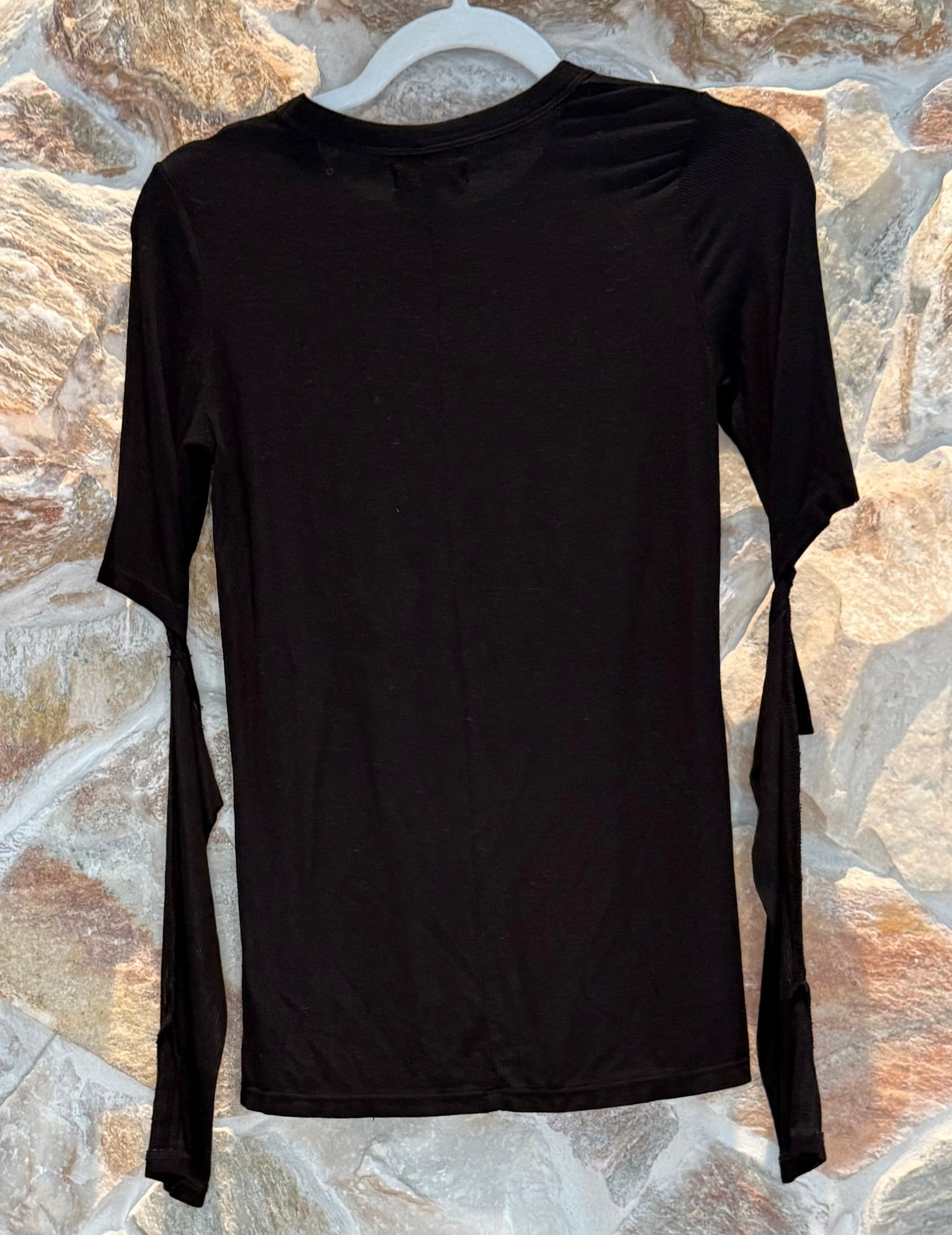 Michael Lauren Solomon Core Fitted Tee Black Size Small