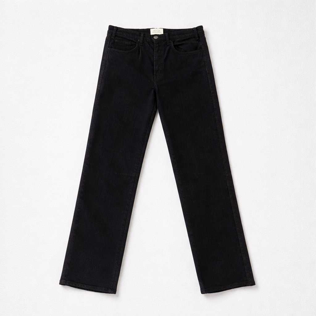 McGuire Denim Satin Tuxedo Stripe Jeans Women's 29 Modern Chic Skinny Black Trim