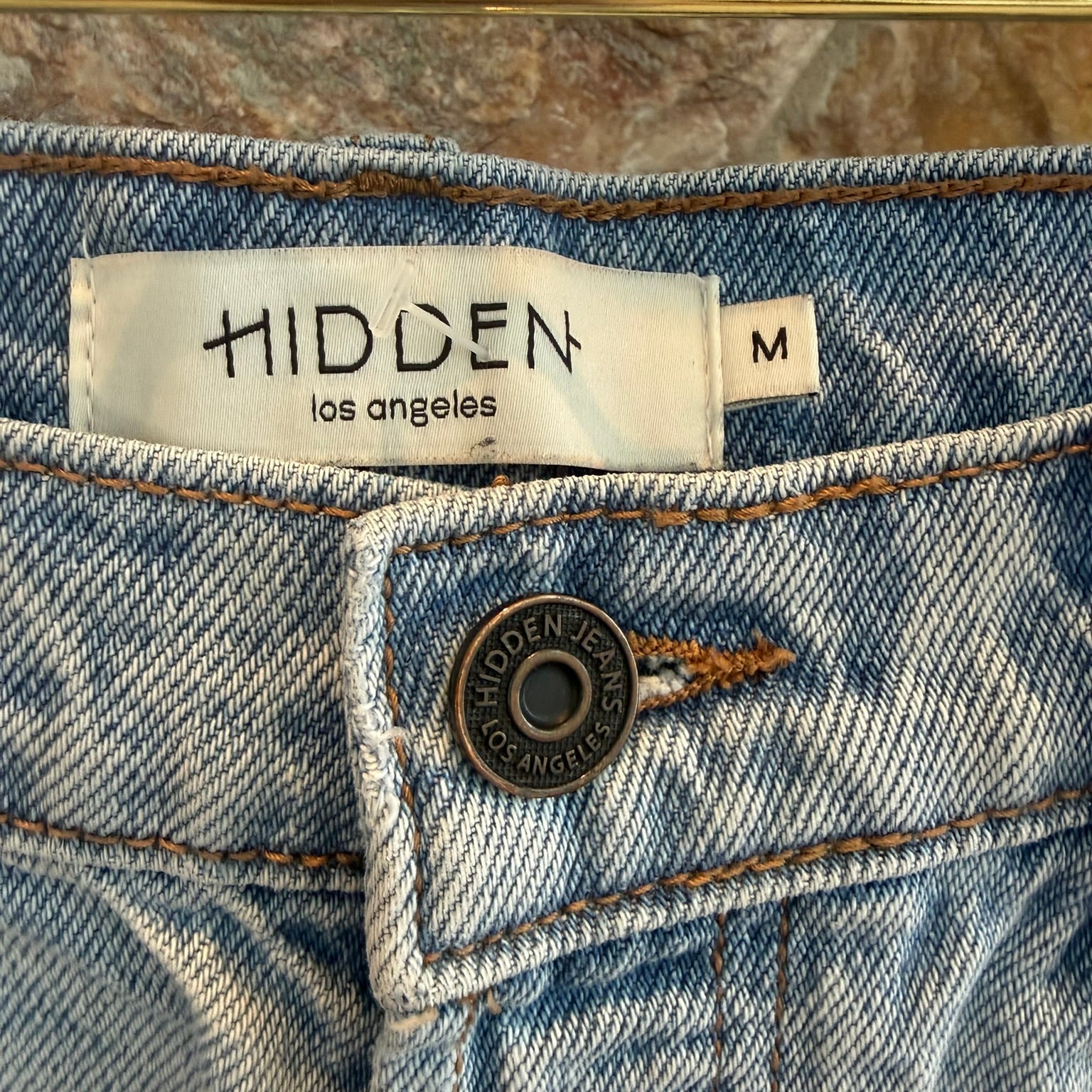 Hidden Denim Cut Off Shorts Size Medium