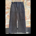 Pistola Cargo Utility Pants Womens Black Straight Leg High Rise Boho Earthy Size 25
