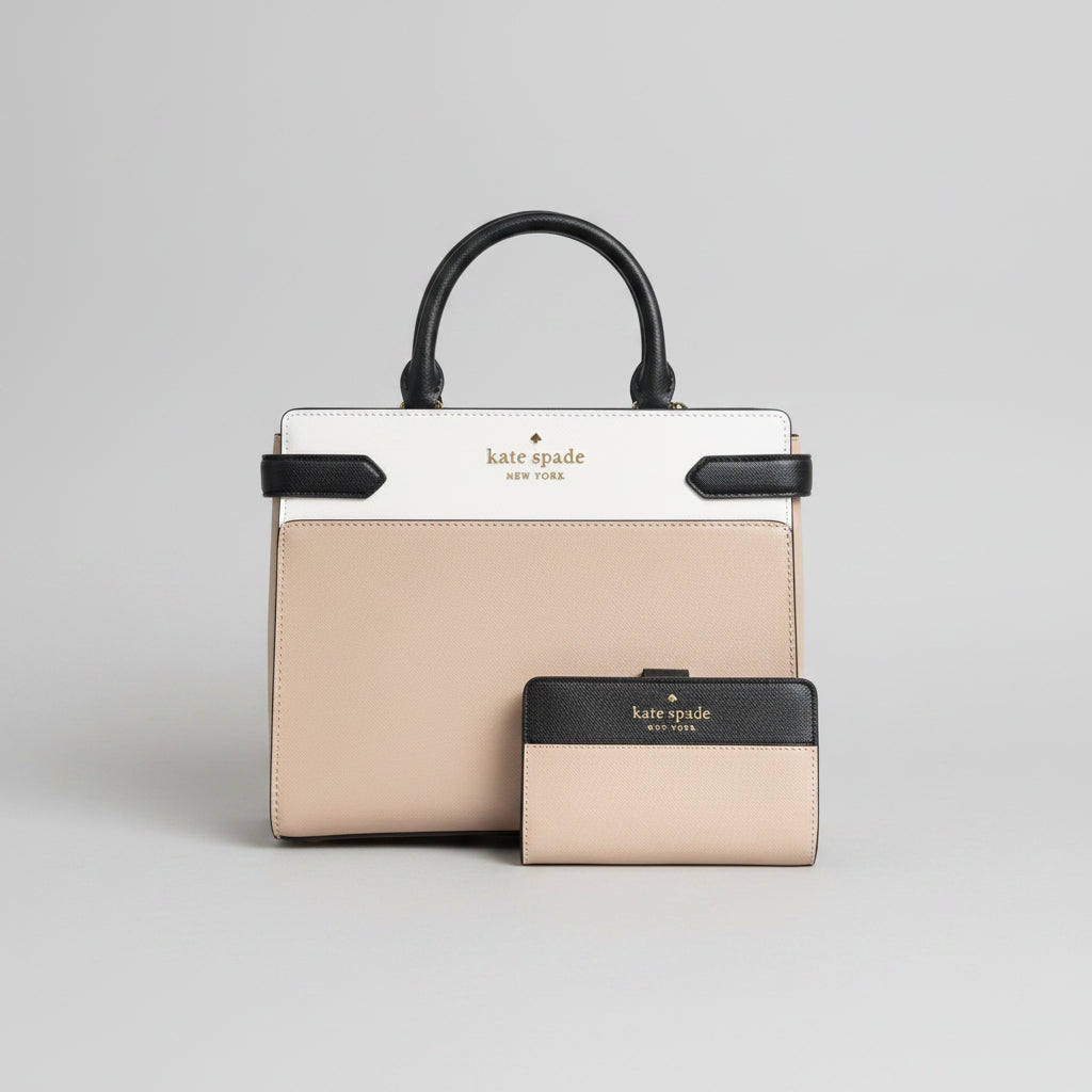 Kate Spade Staci Colorblock Satchel Handbag