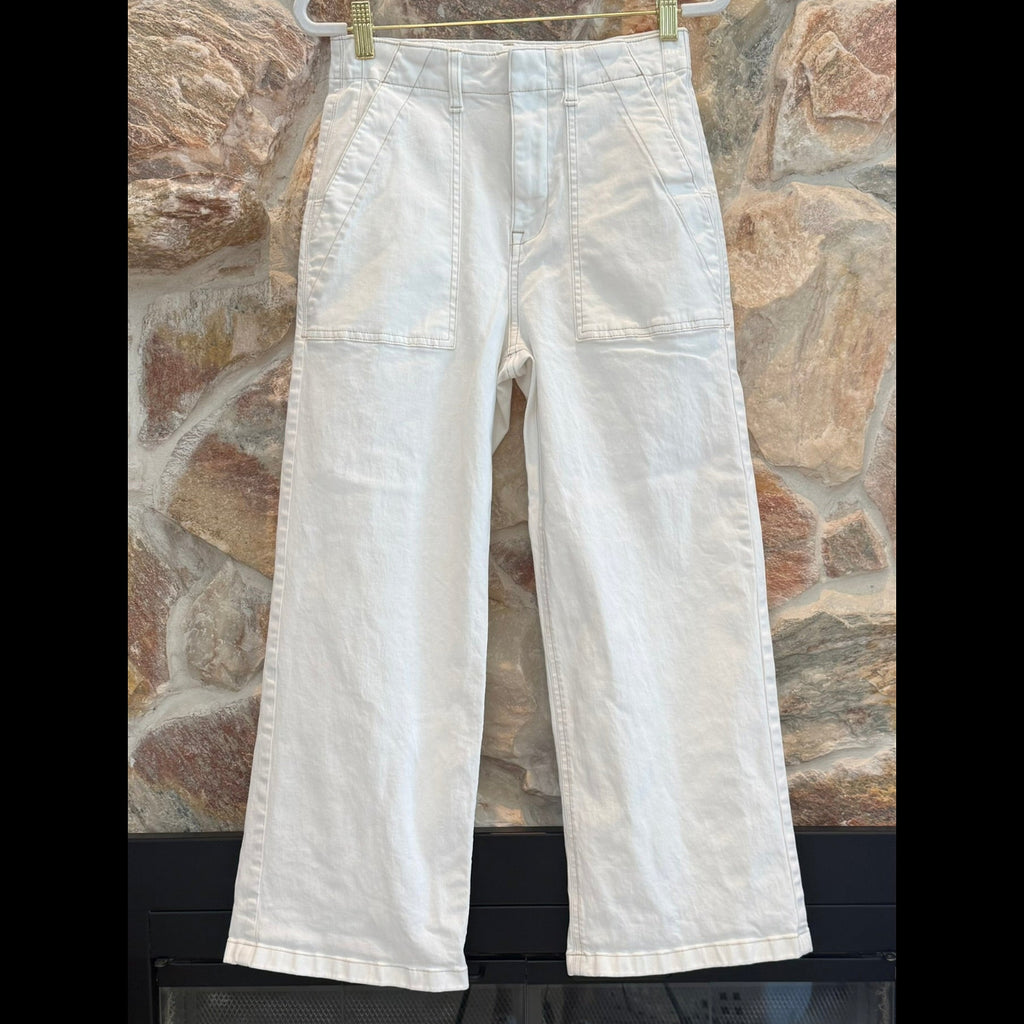 Pistola Sophia Stretch Cotton Ankle Wide Leg Pants Size 25
