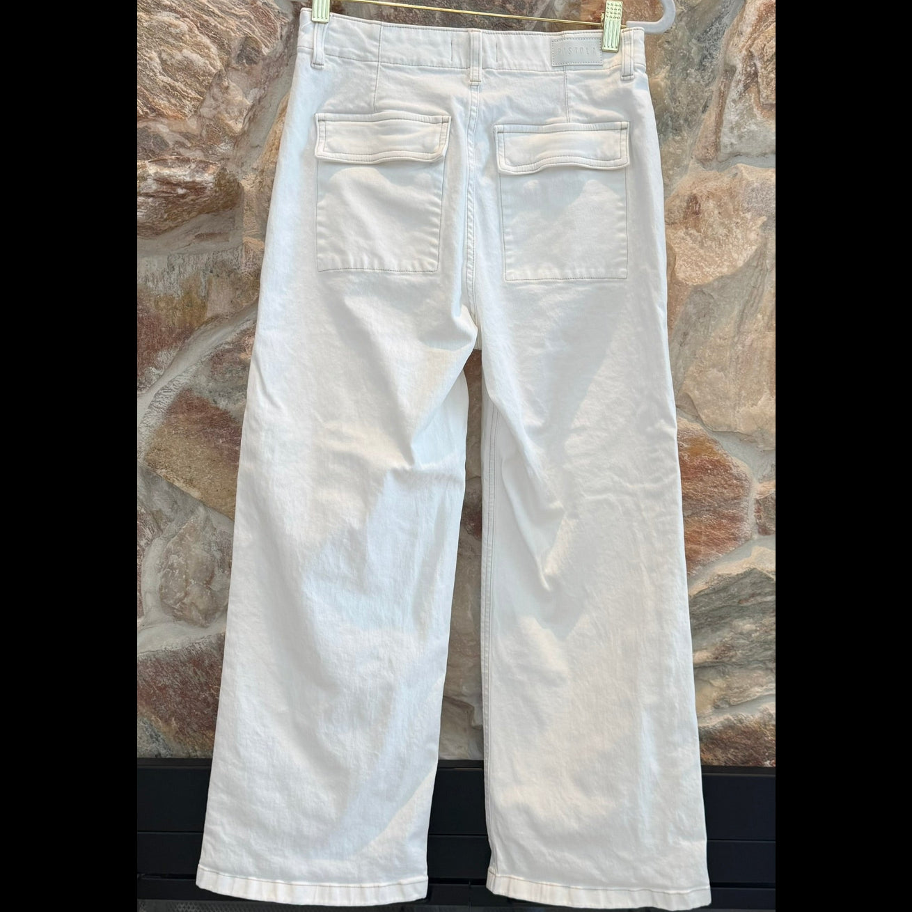 Pistola Sophia Stretch Cotton Ankle Wide Leg Pants Size 25