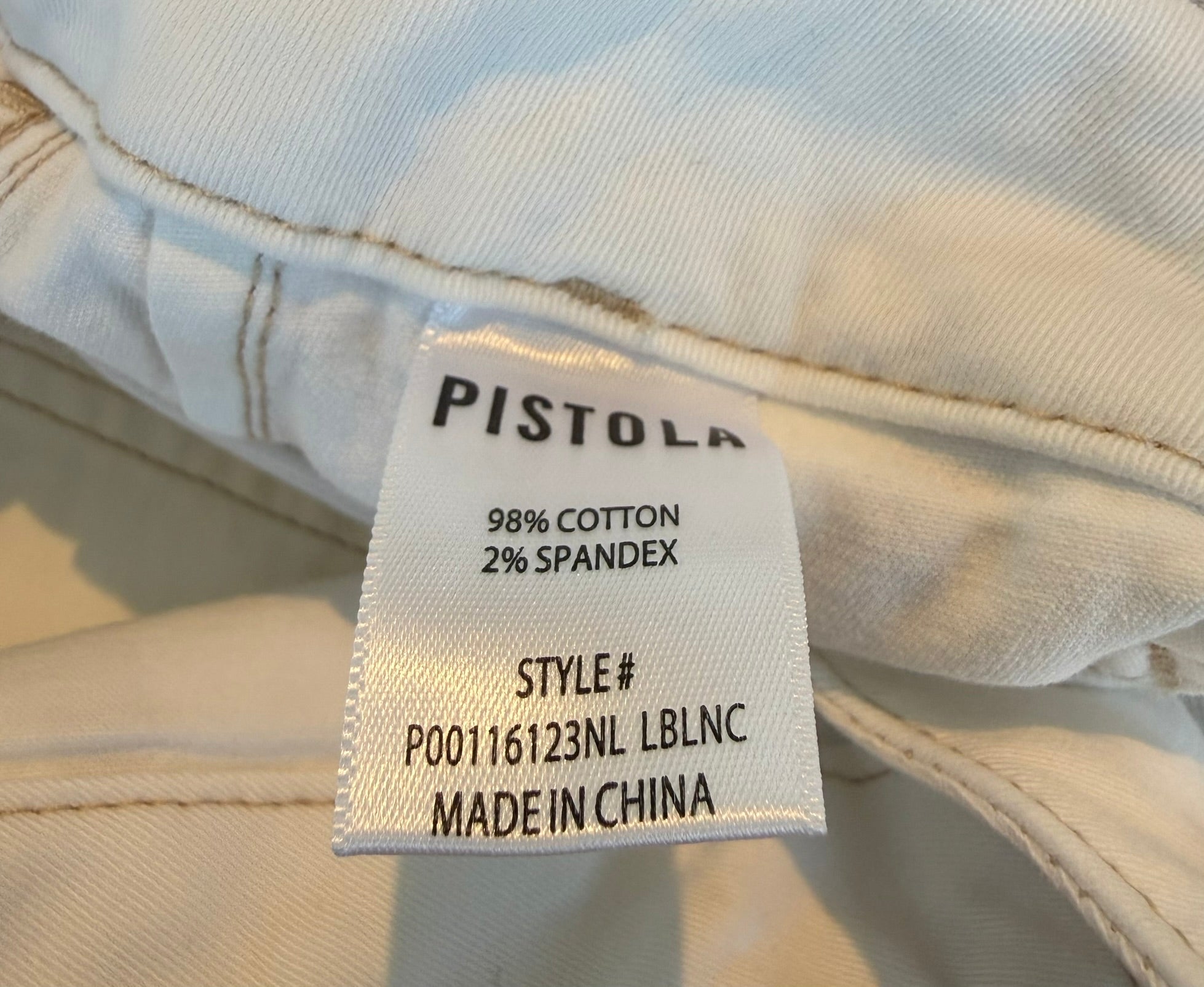 Pistola Sophia Stretch Cotton Ankle Wide Leg Pants Size 25