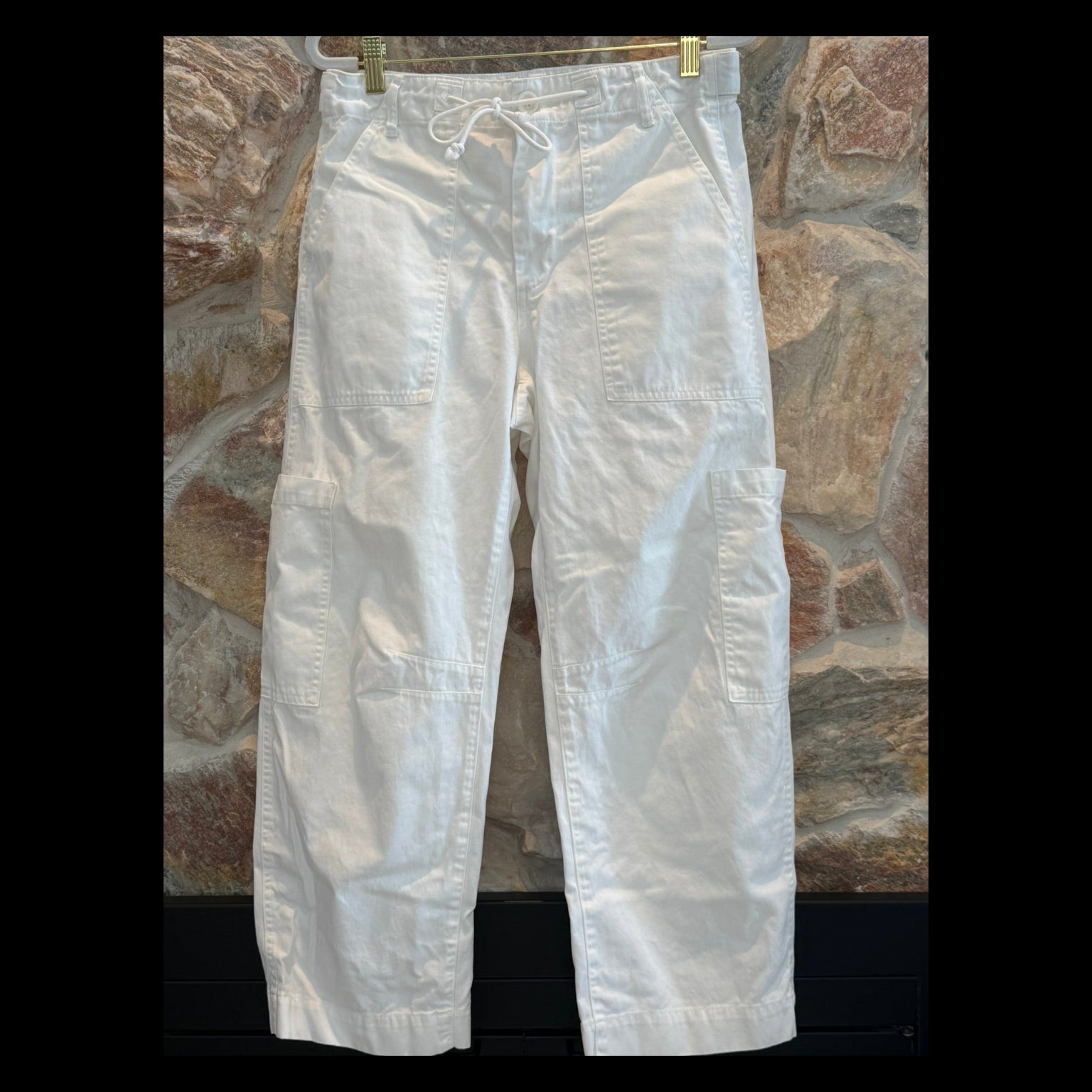 Pistola Sabrina Curved Utility Pants - White Size 26