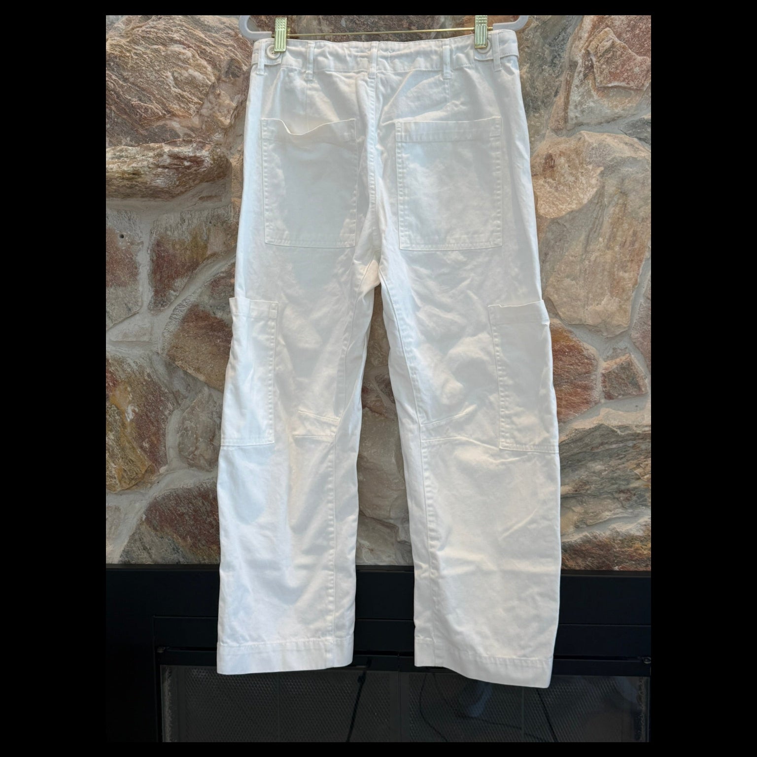 Pistola Sabrina Curved Utility Pants - White Size 26