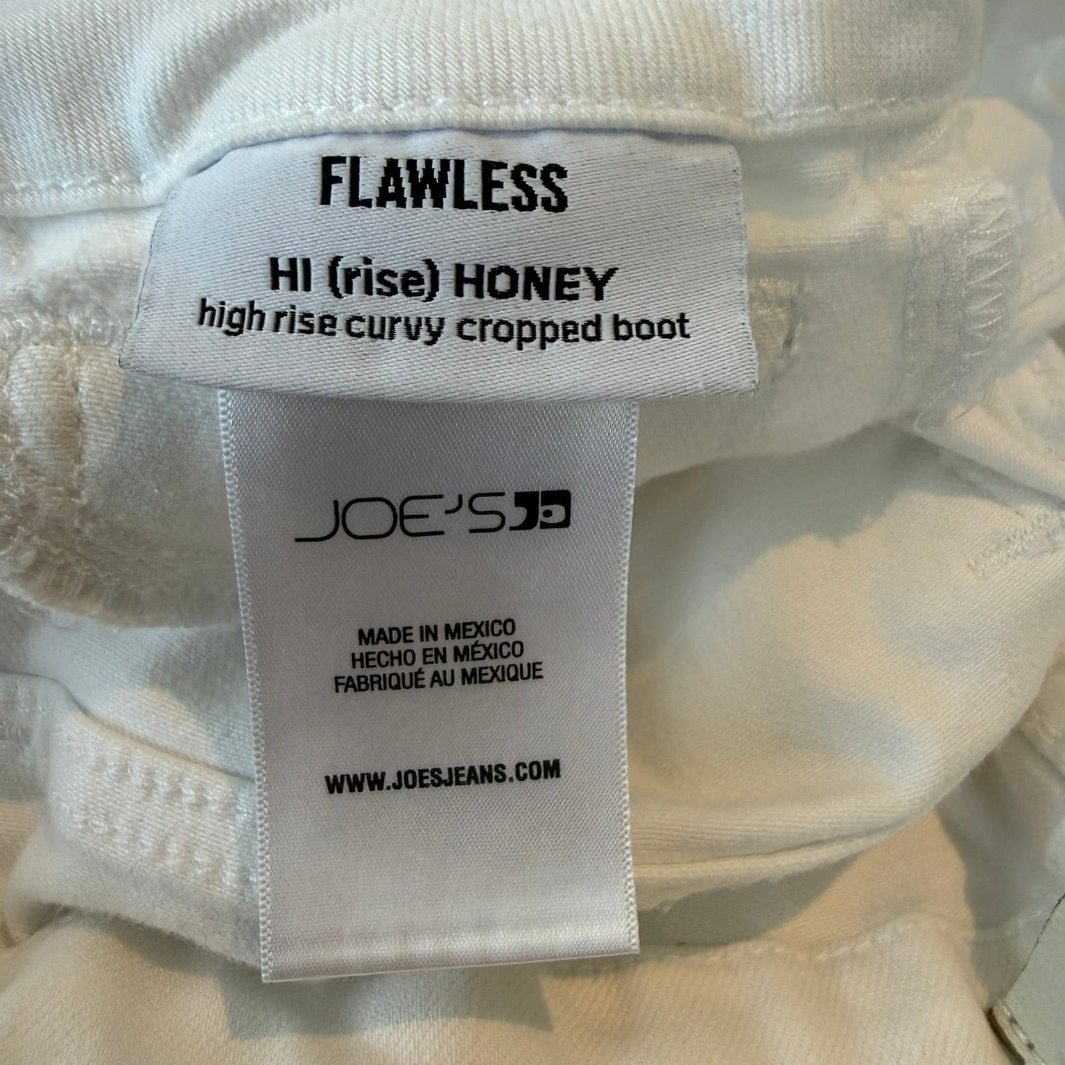JOE'S JEANS Flawless The Hi Honey High Rise Curvy Cropped Boot Jeans Sz 26