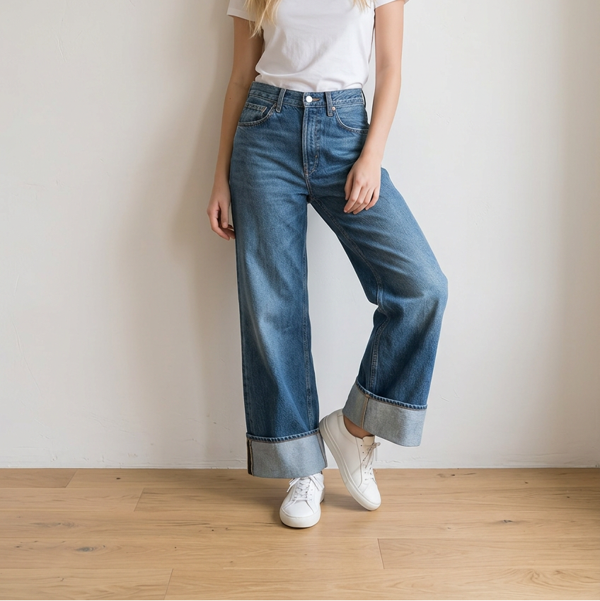 Agolde Dame High Rise Wide Leg Jeans Size 25