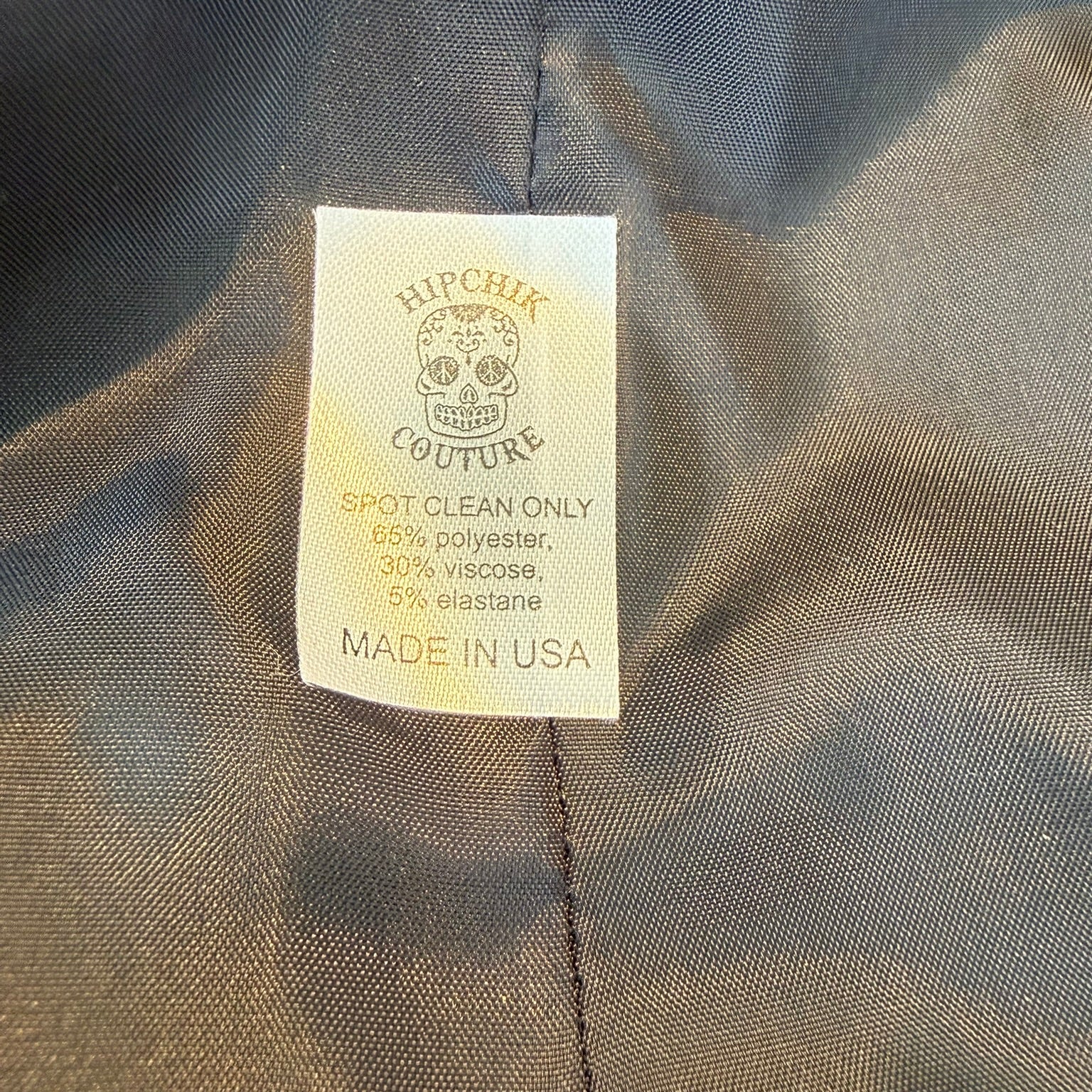 Hipchik Couture Black Blazer with Glittery Daisy Floral Patches Size Medium