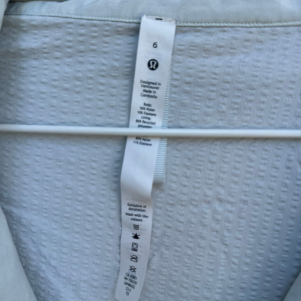 Lululemon Textured Half-Zip Pullover Anorak Size 6