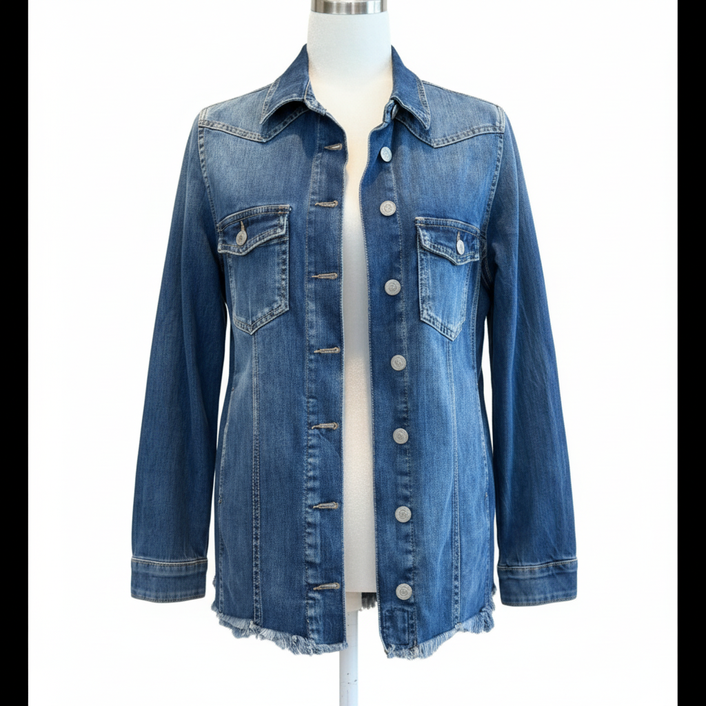 Le Temps des Cerises Denim Jacket Size Small