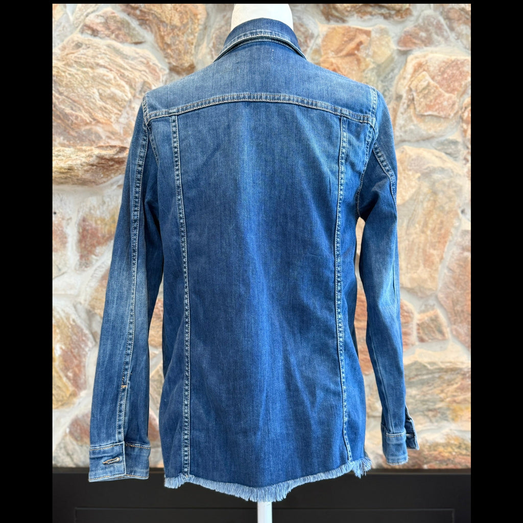 Le Temps des Cerises Denim Jacket Size Small