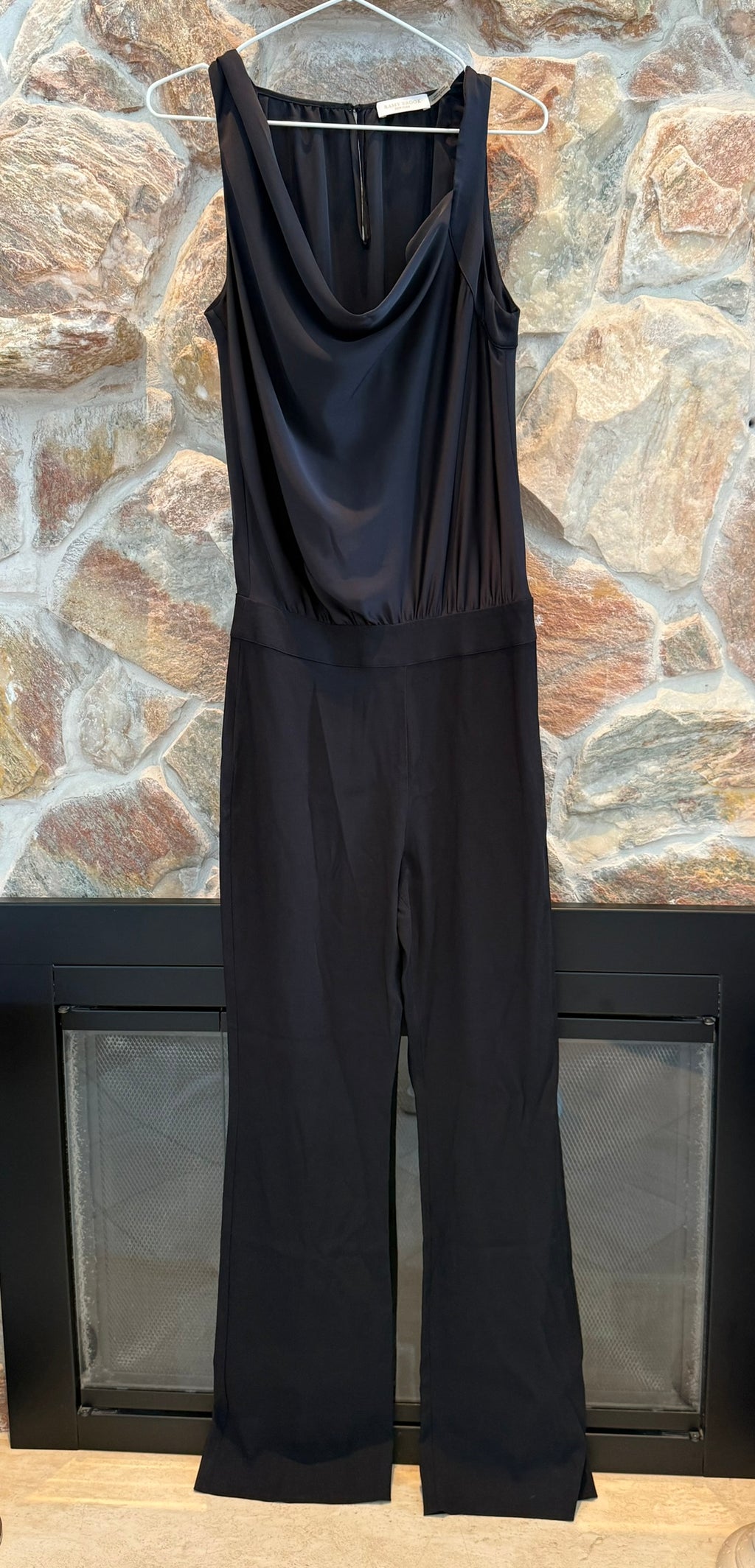 Ramy Brook Black Cowl Neck Jumpsuit Size 4