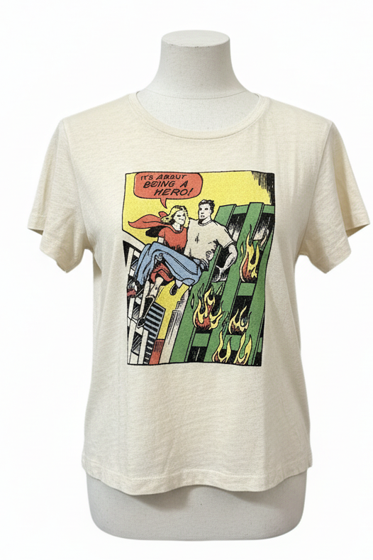 RE/DONE Graphic Comic T-Shirt Size Medium