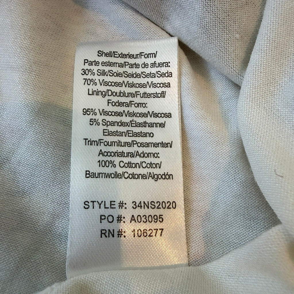 Hale Bob Bohemian Print Lace-Up Blouse Size XS