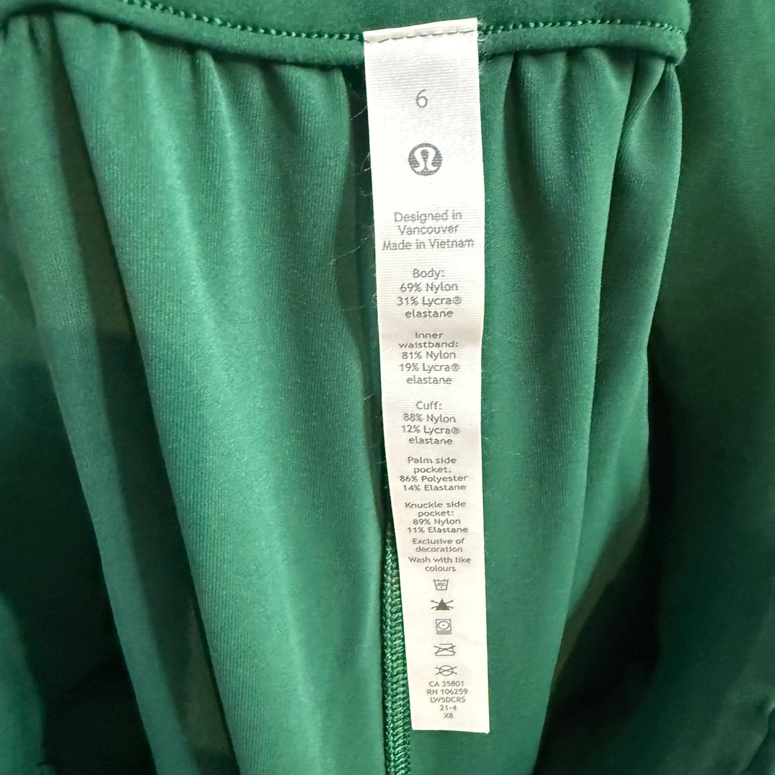 Lululemon Deep Emerald Green Joggers Size 6
