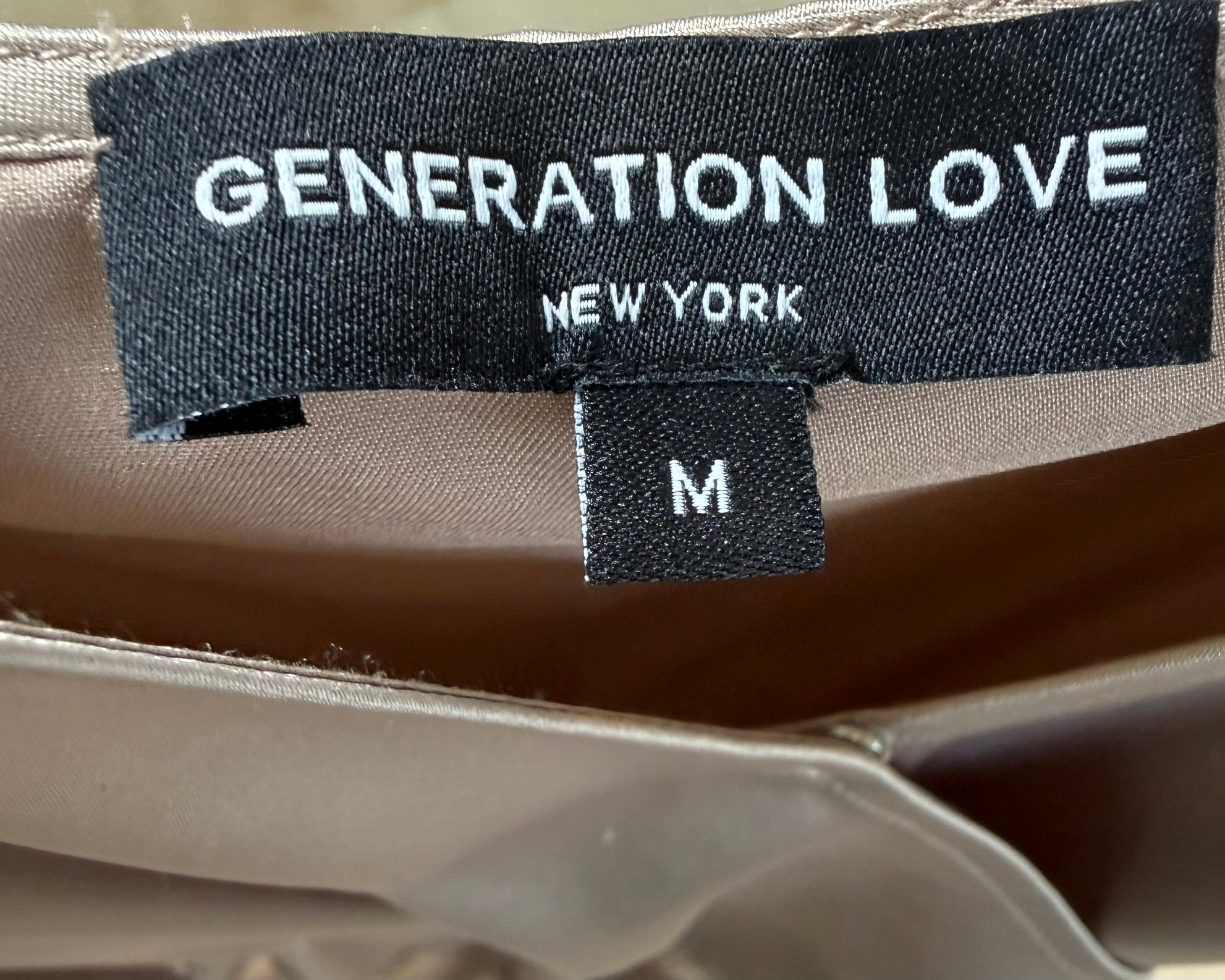 Generation Love Satin Faux Wrap Jumpsuit