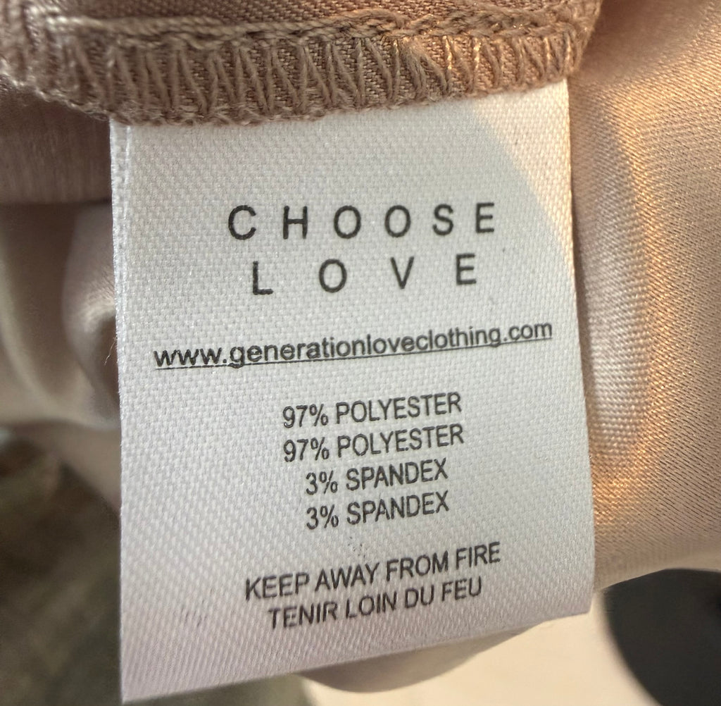 Generation Love Satin Faux Wrap Jumpsuit