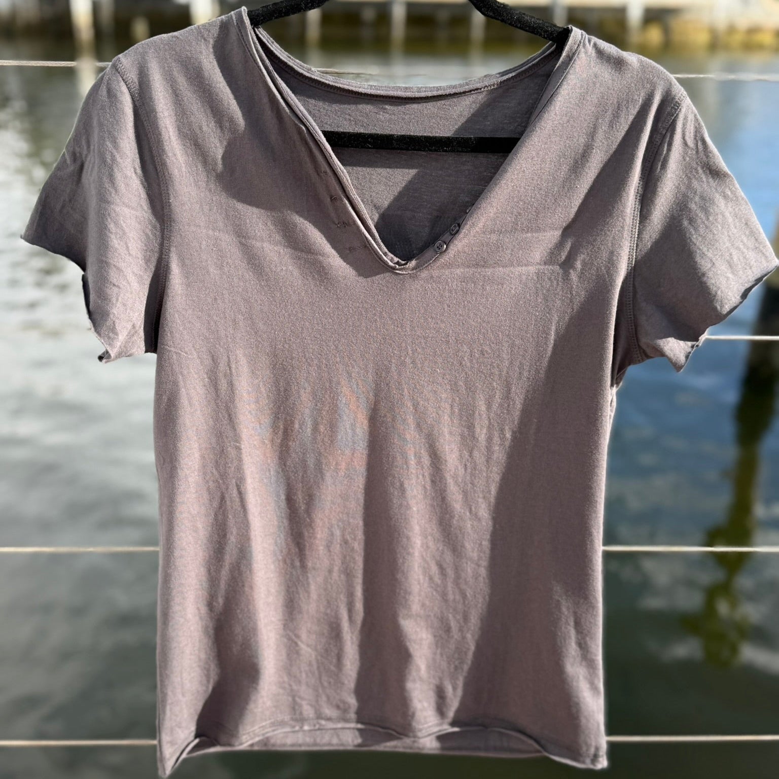 Zadig & Voltaire Rhinestone Graphic T-Shirt Size Large