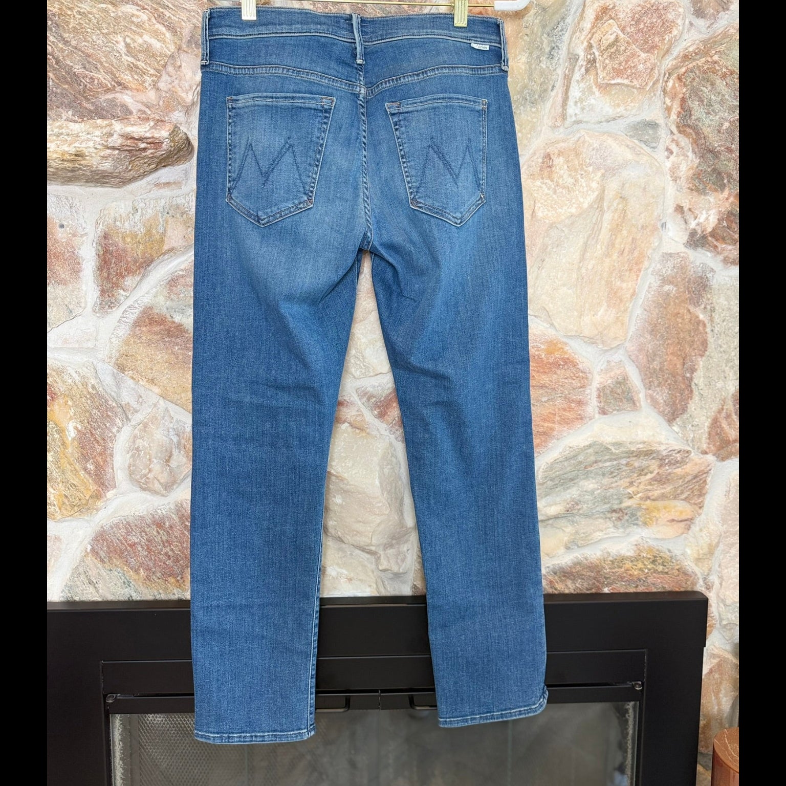 MOTHER Denim The DITCHER ANKLE Straight Jeans in LOVE FOR SAIL BOYFRIEND Size 27